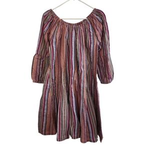 Uncle Frank Purple Haze Dress Striped Flowy Boho Bohemian